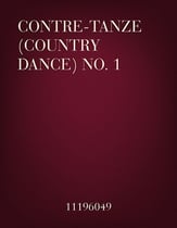 Contre-Tanze (Country Dance) No.1 P.O.D. cover